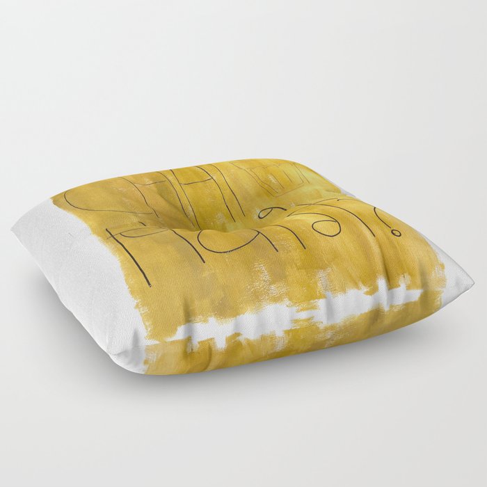 Chai Piyoge? Will you have tea? Floor Pillow