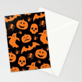 Halloween Pattern Stationery Card