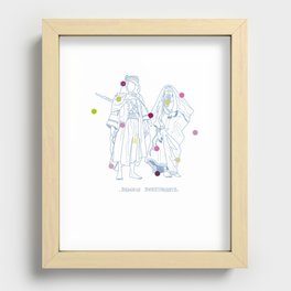 Bedouin Sweethearts  Recessed Framed Print