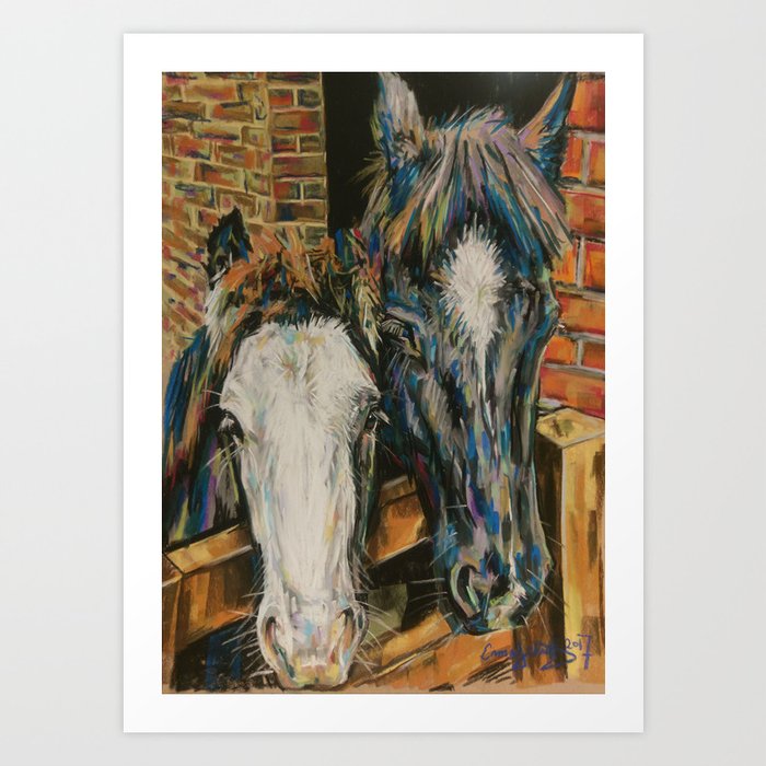 Horses Art Print