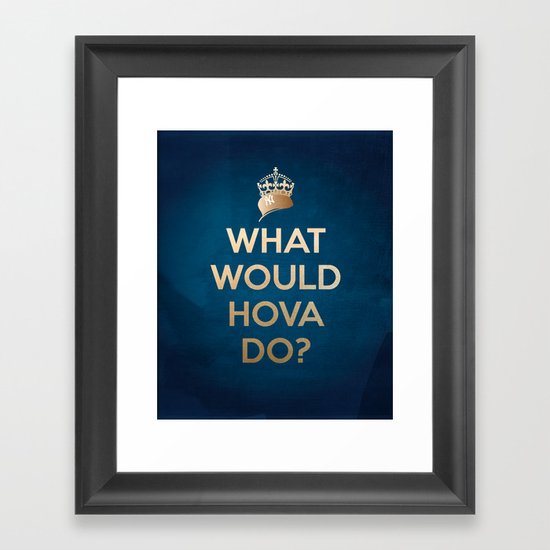 What Would Hova Do? - Jay-Z Framed Art Print