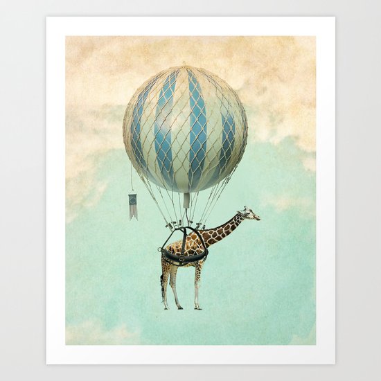 Sticking your neck out Art Print