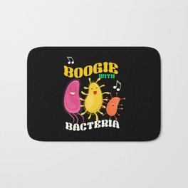 Boogie With Bacteria Microbiology Bath Mat