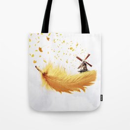 Air Feather • Yellow Feather I Tote Bag
