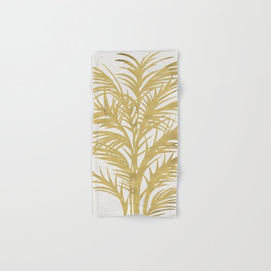 Gold Palms Hand & Bath Towel