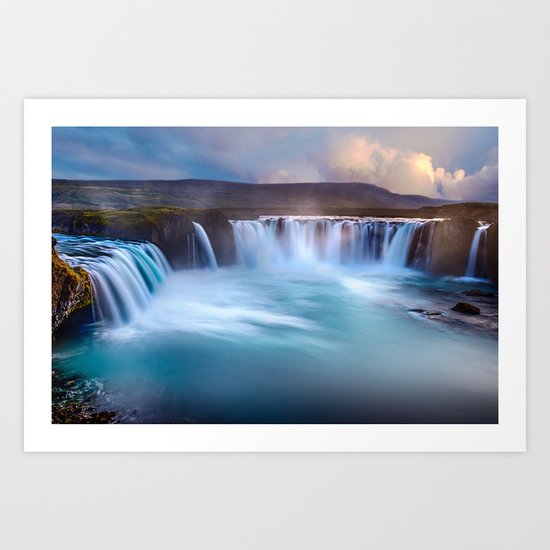 Chasing Waterfalls Art Print