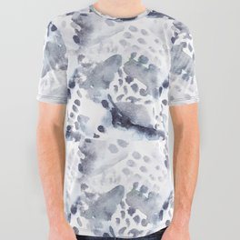 Hug - watercolor painting All Over Graphic Tee
