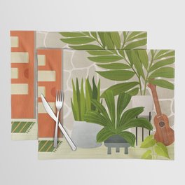 Modern Outdoor Oasis Placemat