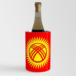 Kyrgyzstan Flag Wine Chiller