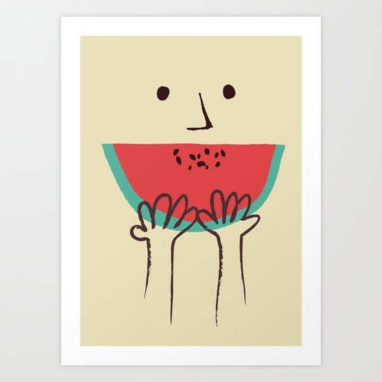 Summer smile Art Print