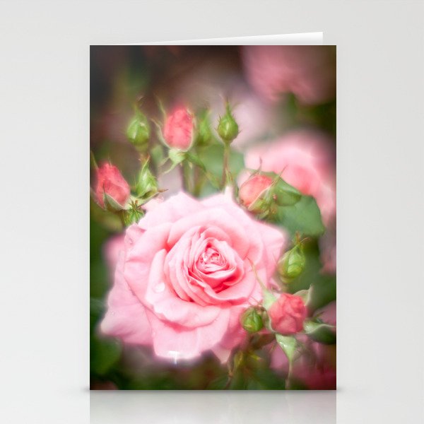 Rose pink Stationery Cards