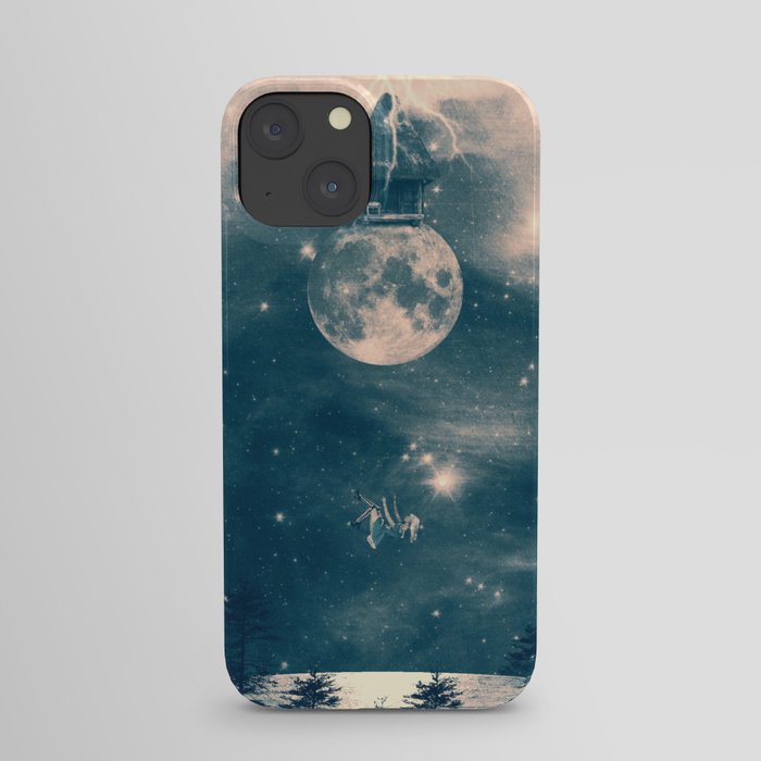 One Day I Fell from My Moon Cottage... iPhone Case by Paula Belle ...