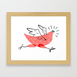 Headless chicken Framed Art Print