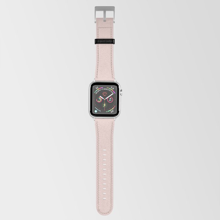 Light Pink Solid Color Pairs PPG Tangy Taffy PPG1058-3 - All One Single Shade Hue Colour Apple Watch Band