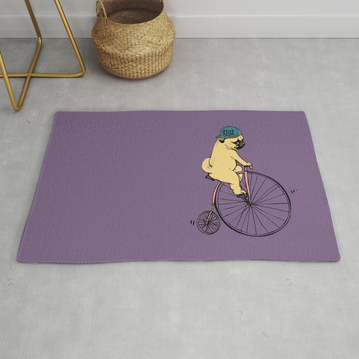 Pug Ride Rug