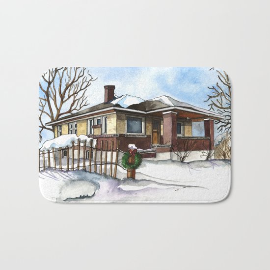 A Bungalow in the Country Bath Mat