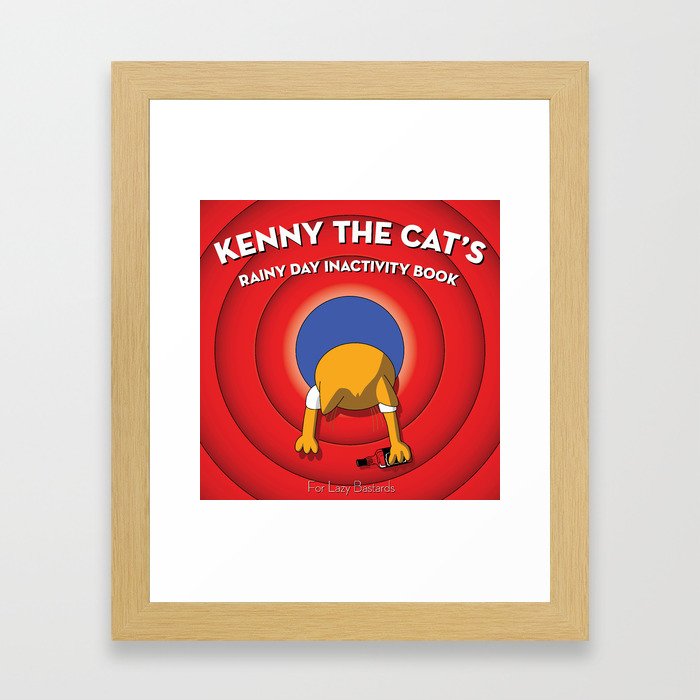 Kenny the Cat Framed Art Print