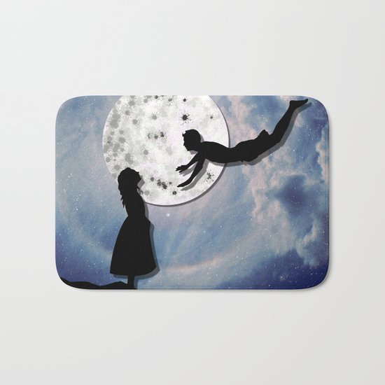 fly me to the moon 2 Bath Mat