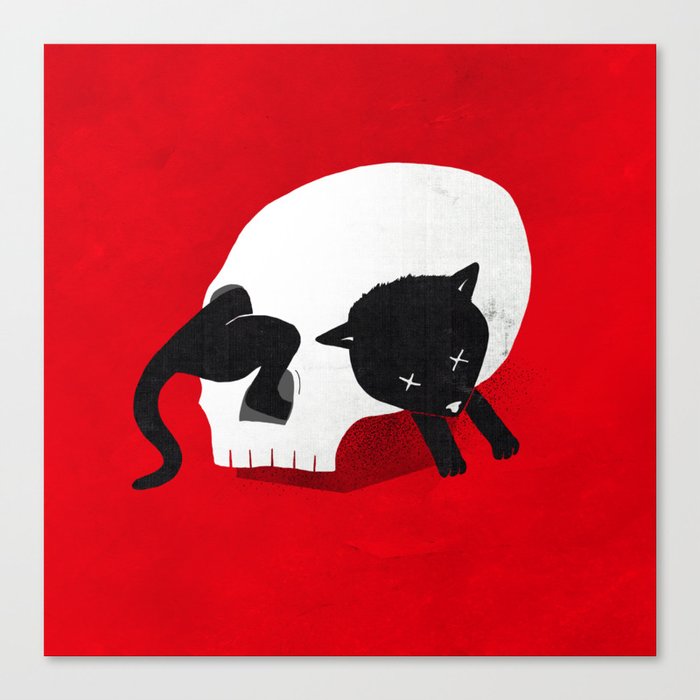 CURIOSITY KILLED THE CAT Canvas Print