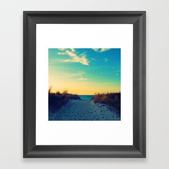 Walk in Love Framed Art Print