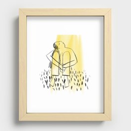 Sun on Her Recessed Framed Print