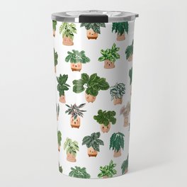 Happy Plants Club Pattern Travel Mug