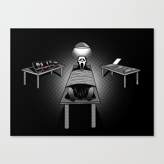 Dexter's Latest Catch Canvas Print