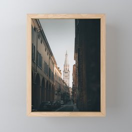 City Tower Framed Mini Art Print
