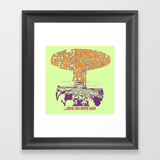 When the World Ends Framed Art Print