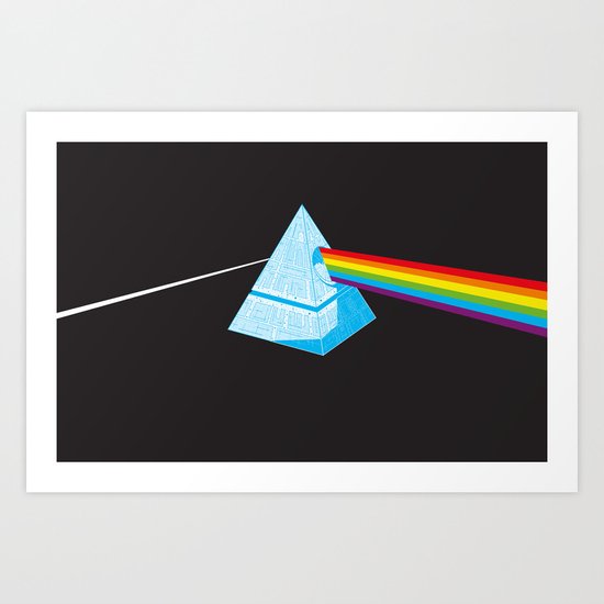 The Darth Side of the Moon: Episode V Hoth Art Print