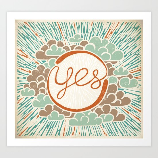 yes Art Print