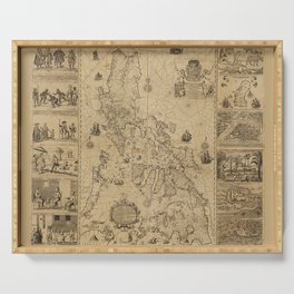 Map of the Philippines (1734) Serving Tray