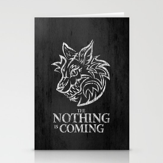 The Nothing is Coming Stationery Cards
