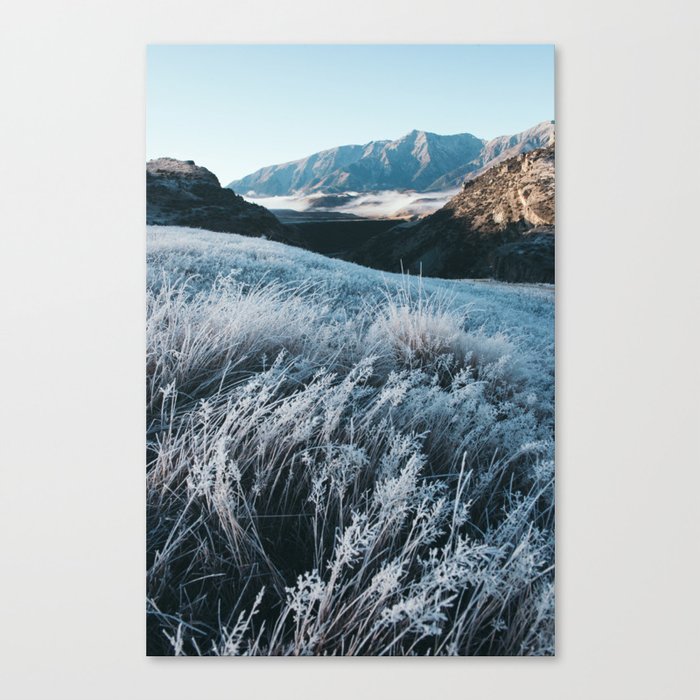 Frosty Morning in Arthur's Pass Canvas Print