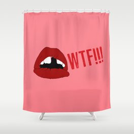 WTF Shower Curtain