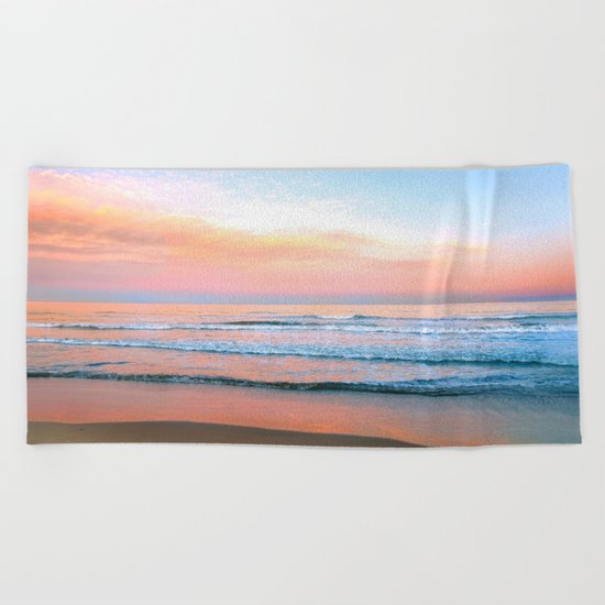 Pastel Ocean Beach Towel
