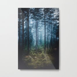 Always Here Metal Print | Magicalwoods, Adventures, Moody, Digital, Scandinavia, Nature, Photo, Foggyforest, Woods, Color 