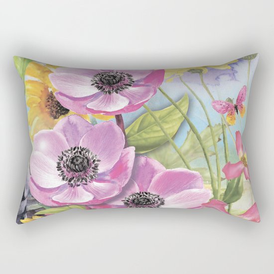 Macro Flower #18 Rectangular Pillow