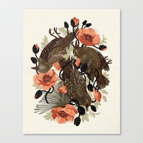 Spangled & Plumed Canvas Print