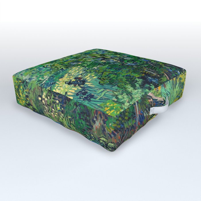 Bush, 1889 by Vincent Van Gogh Outdoor Floor Cushion