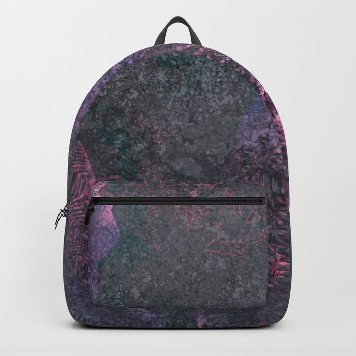 Silhouette (lilac lines cool grey) Backpack