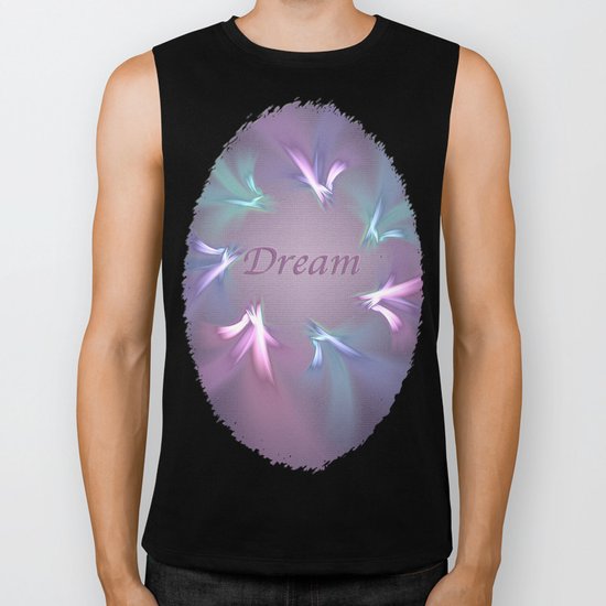 Circle Ribbon Dream Biker Tank
