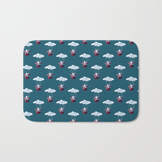 Traveler Cat Pattern Bath Mat
