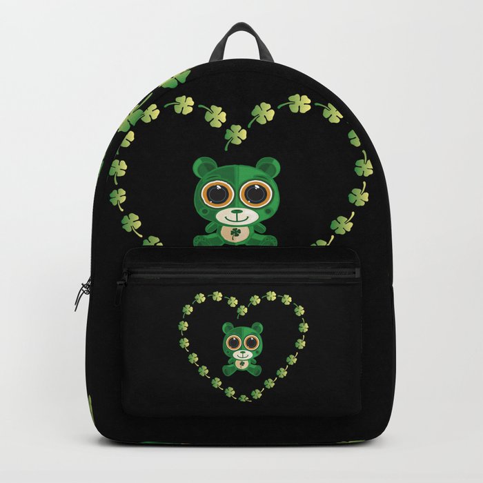 St. Patrick's Day Teddy Bear Backpack