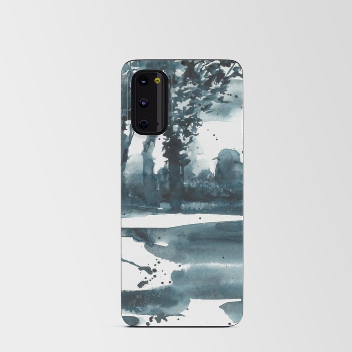 Blue landscape Android Card Case