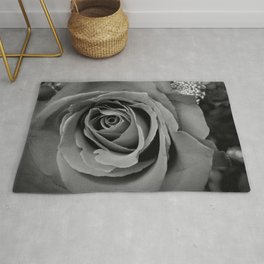 Romance in Black and White Area & Throw Rug