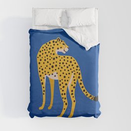 The Stare 2: Golden Cheetah Edition Duvet Cover
