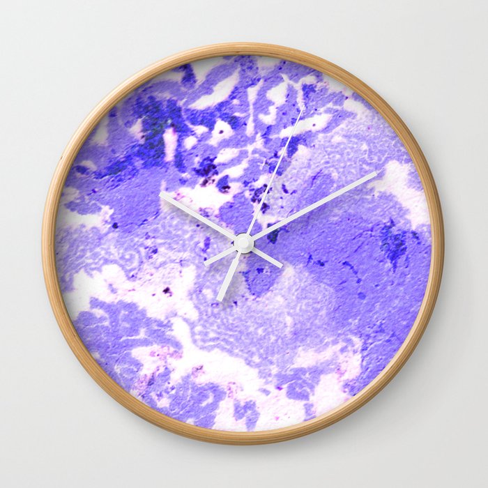 Ceramic Purple Stone Wall Clock