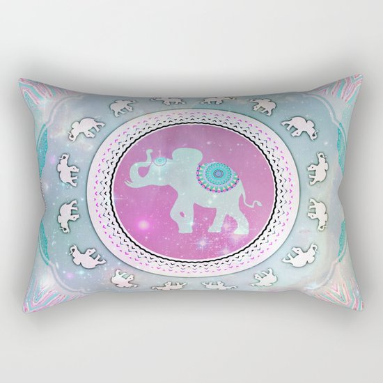 MAGIC HAPPY ELEPHANT Rectangular Pillow