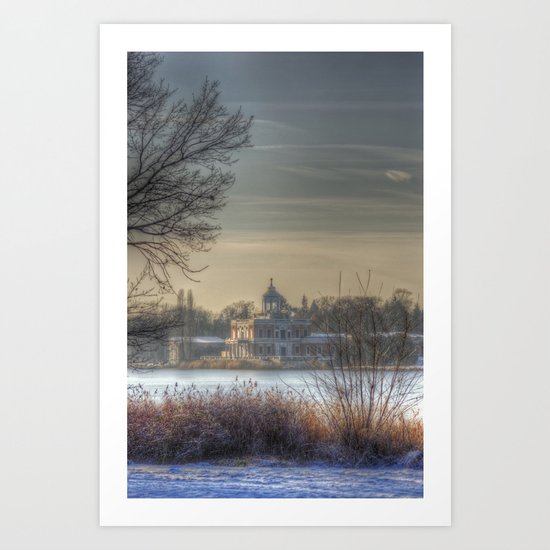 Winter palace Potsdam Art Print